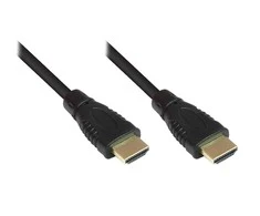 GoodConnections Good Connections Geros jungtys Didelės spartos HDMI laidas 2m su eterneto auksiniu kištuku juodu