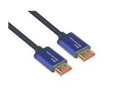 Kabelis Alcasa Alcasa 4521-SF005B HDMI kabelis 0,5 m HDMI A tipo (standartinis) mėlynas