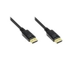 Good Connections Geros jungtys 4810-030G – 3 m – DisplayPort – DisplayPort – Vyriškas – Vyriškas – Auksinis