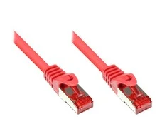 GoodConnections Geri ryšiai Patchkabel 0,15 m (6 kat., S/FTP, 250MHz) raudona