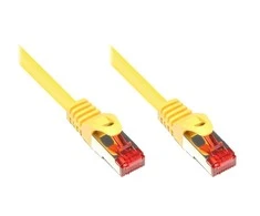 Good Connections Geros jungtys RNS ® lopinio kabelis su pridėtine apsauga, kat. 6, S/FTP, PiMF, PVC, 250 MHz, geltona, 10 m, geras ryšys (8060-100Y)
