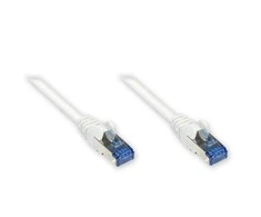 GoodConnections Geri ryšiai Patchkabel Cat. 6a S/FTP, PiMF halogenfrei 500MHz balta 3m