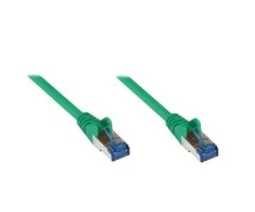 GoodConnections Good Connections Patchkabel Cat. 6a S/FTP, PiMF halogenfrei 500MHz žalias 5m