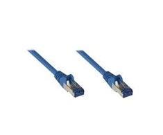 GoodConnections Good Connections Patchkabel Cat. 6a S/FTP, PiMF halogenfrei 500MHz blau 7,5m