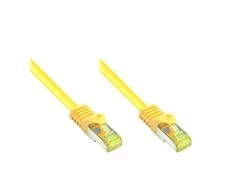 Good Connections Geri ryšiai Geri ryšiai Patchkabel mit Cat. 7 Rohkabel S/FTP gelb 0,5m