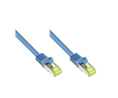 GoodConnections Geri ryšiai Geri ryšiai Patchkabel mit Cat. 7 Rohkabel S/FTP blau 5m