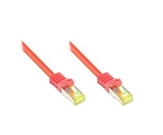 GoodConnections „Good Connections“ jungiamasis kabelis su 7 kat., raudonas, 5 m ilgio S/FTP kabelis