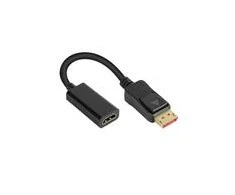GoodConnections Geros jungtys Adapteris DisplayPort 1.4 ir HDMI 2.0b Buchse 20cm
