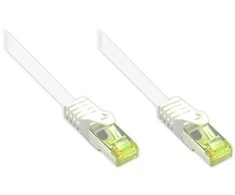 GoodConnections Geri ryšiai Cat.7 S/FTP 5m - 5m - Cat7 - S/FTP (S-STP) - RJ-45 - RJ-45 - Baltas