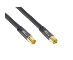 GoodConnections Good Connections Antennenkabel SmartFLEX 1m IEC St. zu Koax Bu. >120dB juodas