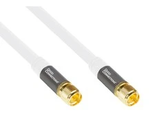Good Connections Antennenkabel SmartFLEX 5m F-Stecker zu F-Stecker >120dB balta