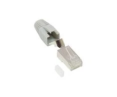 GoodConnections Geros jungtys tinklo jungtis Cat.6A RJ45 ekranuotas Cat.7 kabelis yra pilkas