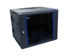GoodConnections Good Connections 19 - wall cabinet 600x550x505 9U juodas - RAL9005, swiveling, with fan