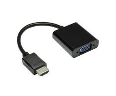 Good Connections Adapteris AV Alcasa Alcasa HDMI-AD21 kabelio adapteris 0,3 m HDMI Type A (Standartinis) VGA (D-Sub) + 3,5 mm Juodas