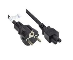 GoodConnections Good Connections Netzkabel Schutzkontakt an C5 (gerade) juodas, 3m