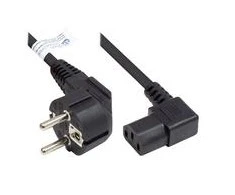 GoodConnections Geros jungtys P0131-S018 - 1,8 m - Maitinimo kištuko tipas E+F - C13 jungtis - H05VV-F - 250 V - Juodas