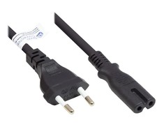 Good Connections Geros jungtys P0370-S015 - 1,5 m - Maitinimo kištukas C tipas - C7 jungtis - H03VVH2-F - 250 V - Juodas