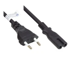 GoodConnections Good Connections Euro-Netzkabel Euro-Stecker an C7/Euro 8 Buchse, juodas, 10 m