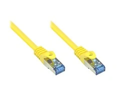 GoodConnections Geri ryšiai Geri ryšiai Patchkabel Kat. 6a S/FTP, PiMF halogenfrei 500MHz gelb 3m