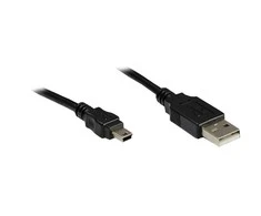 Good Connections Kabelis USB Alcasa USB-A - miniUSB 1.8 m Juodas (3310-AM2)