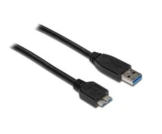 Kabelis USB Alcasa USB-A - micro-B 3 m Juodas (2710-MB03)