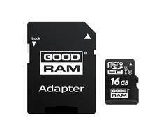 Swirl® GoodRam Atminties kortelė MICRO CARD cl 10 UHS I, 16GB + adapteris