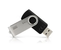 Atmintinė USB 3.0 GOODRAM UTS3 64GB, juoda sp.