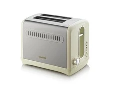 Skrudintuvas Gorenje Toaster T1100CLI rusvai gelsvas/ nerūdijantis plienas, Plastikas, metalas, 1100 W, Lizdų skaičius 2, Galios lygių skaičius 6,