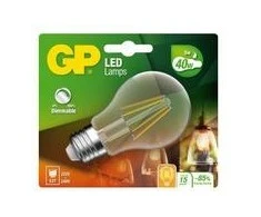 GP - Klasikinė LED lemputė su gijomis, E27, DIM, 5 W (40 W), 470 lm