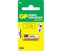 GP Alkaline Rundzellenbatterie 29A Hochspannung 9V 1er Blister
