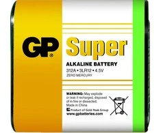 GP Battery GP Baterija GP baterijos Super Alkaline 4.5V, Vienkartinės baterijos, 4.5V, Šarminė, 4.5 V, 1 vnt., Daugiaspalvė