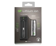 Įkroviklis GP GP L111 USB Charger incl. Akku 18650 2600mAh 3,7V 14511118650B1
