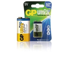 GP Bateria Ultra+ 9V Block 1 vnt.