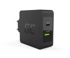 Asus Žalias Cell GREENCELL CHAR10 įkroviklis Žalias Cell USB-C 45W PD su USB-C laidu