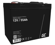 Green Cell Žalias Cell Žalias Cell AGM akumuliatorius 12V 55Ah