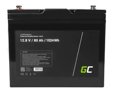 Green Cell „Žalias Cell GREENCELL“ ličio-geležies-fosfato LiFePO4 akumuliatorius 12 V 12,8 V 80 Ah