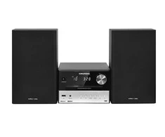Muzikinis centras Grundig CMS 3000 BT DAB+, home audio micro system, juodas, sidabrinis, 30 W