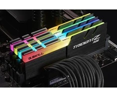 RAM G.SKILL F4-3200C16Q-32GTZR G.Skill Trident Z RGB DDR4 32GB (4x8GB) 3200MHz CL16 1.35V XMP 2.0