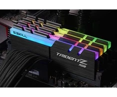RAM G.Skill DIMM 32 GB DDR4-3200 (4x 8 GB) Quad-Kit, memory - juodas, F4-3200C16Q-32GTZRX, Trident Z RGB, INTEL XMP