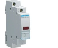 Hager LED signalo lempos 230V AC raudona - SVN122
