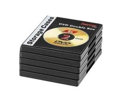 1x5 Hama DVD-Double Jewel Case juodas 51294