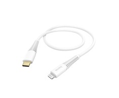 HAMA ĮKROVIMO CABLE / DUOMENŲ TIPAS-C - LIGHTNING (C94) 1,5 M Baltas