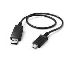 Hama microUSB 0.6m juoda