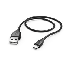 Hama USB-A – microUSB USB laidas 1,4 m juodas (001736100000)