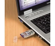 Hama USB 2.0 kortelių skaitytuvas 8in1 SD/Micro SD skaidrus 91092