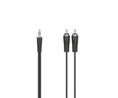 KABELIS HAMA JACK 3,5MM - 2XCINCH 1,5M