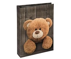 Hama Batzi įmaunami lipdukai/užrašinės 10x15 200 nuotraukų, didelis meškiukas, 2461