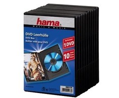 1x10 Hama DVD-Jewel Case juodas 51276