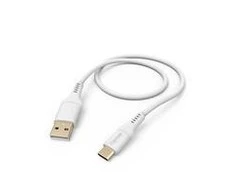 Hama Lankstus, USB-A - USB-C, 1,5m baltas