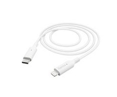 Hama USB-C - Lightning, 1.0m balta